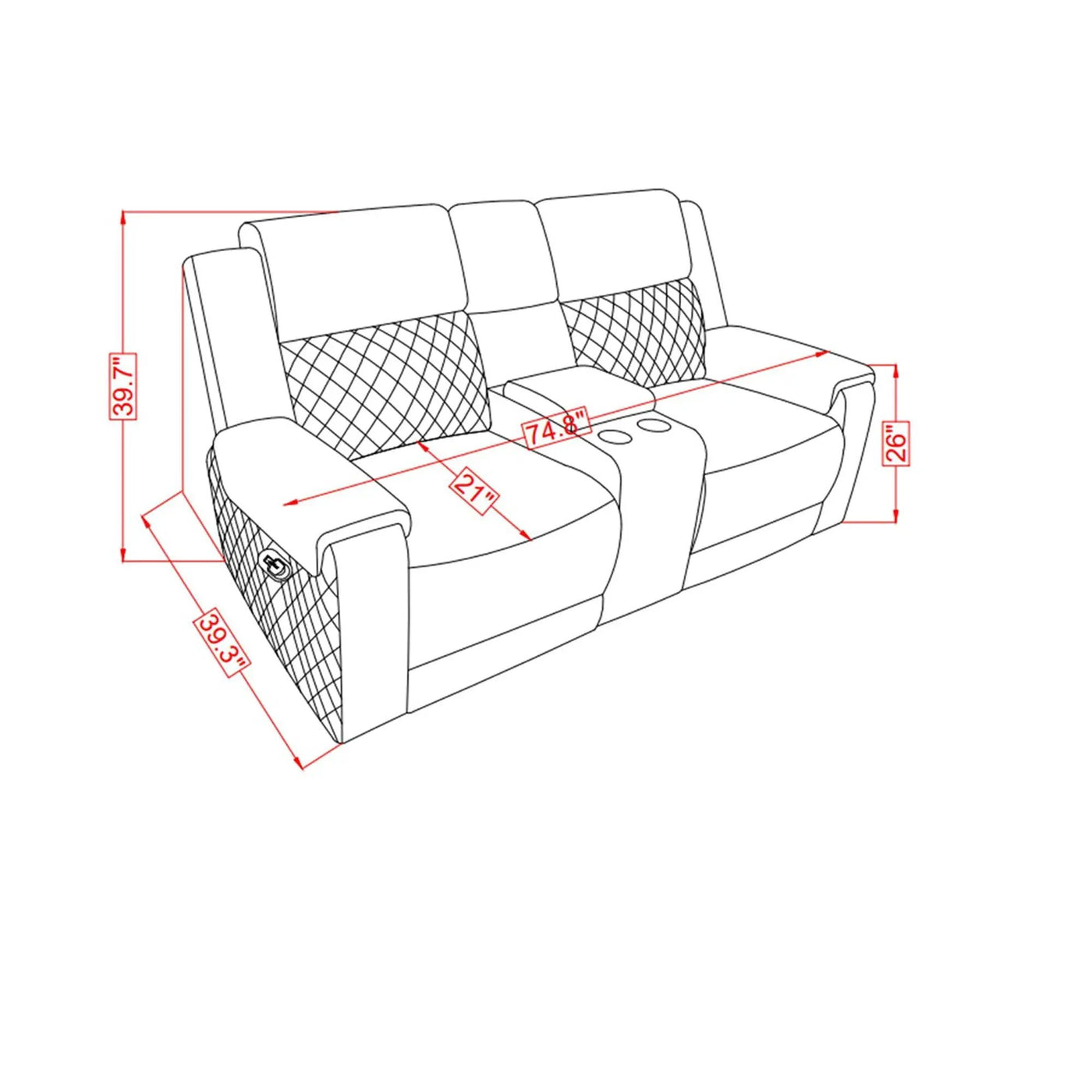 Alicia - Traditional Reclining Set by Unique Piece Furniture
