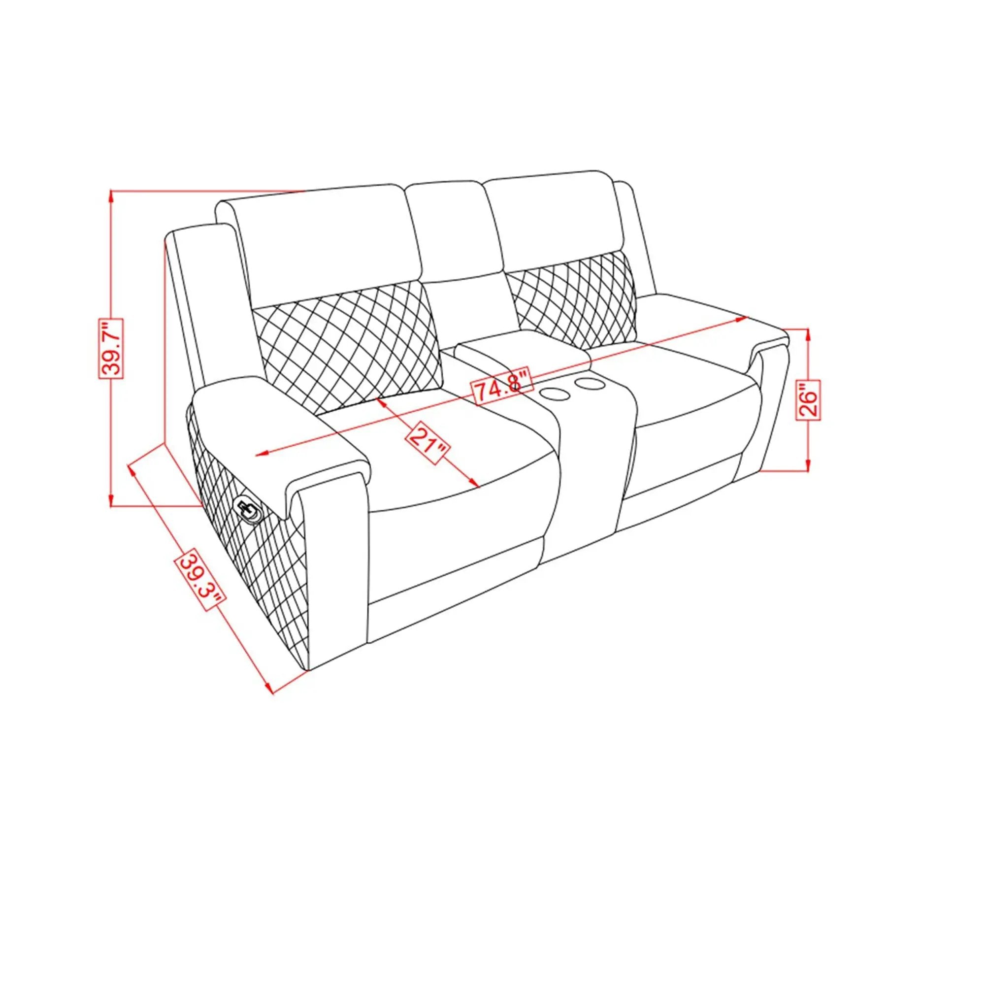 Alicia - Traditional Reclining Set by Unique Piece Furniture