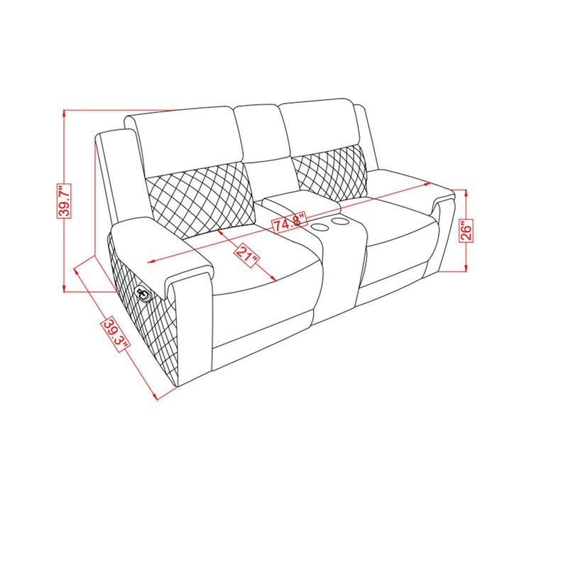 Alicia - Traditional Reclining Set by Unique Piece Furniture