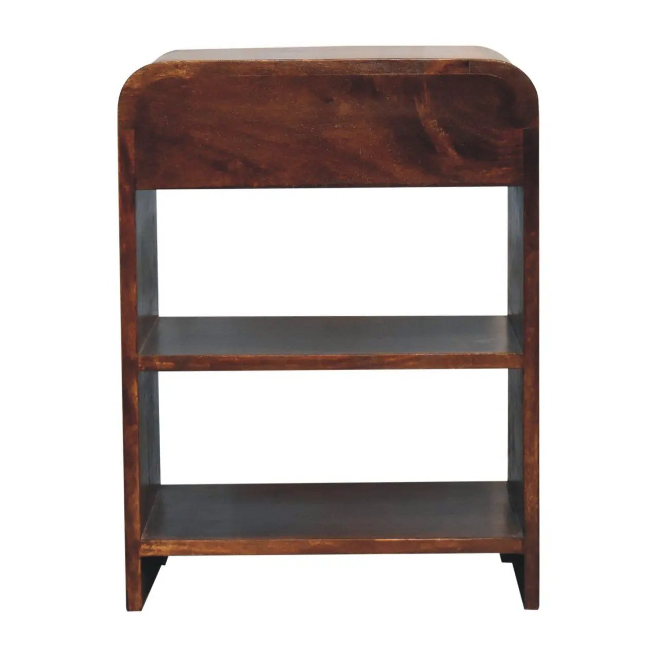 Aspen - Open Bedside Table - Dark Brown by HouseOfZazla