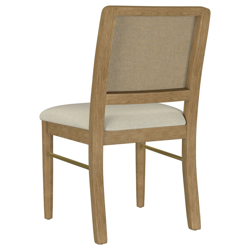 Arini Rattan Cane Dining Side Chair Sand Wash (Set of 2) by Unique Piece Furniture