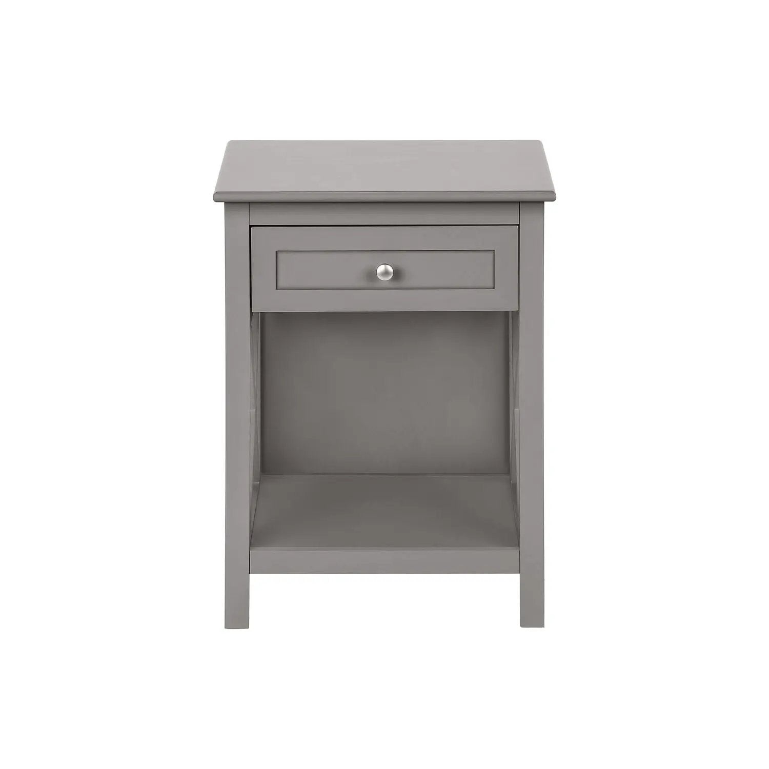 Accent End Table, 2 Tier, Storage Drawer, Transitional Style by Unique Piece Furniture
