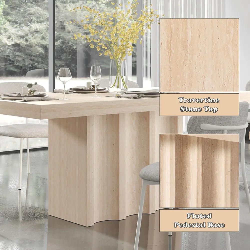 Inca - Dining Table - Beige by Unique Piece Furniture