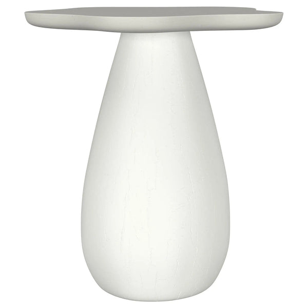 Perth 20-inch Side Table with Cloud-Shaped Top Off White