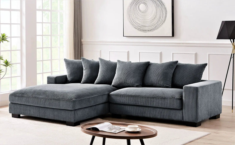 Luxe - Oversized 2 Piece Sectional Couches For Living Room, L Shaped Sofa With Chaise by Unique Piece Furniture