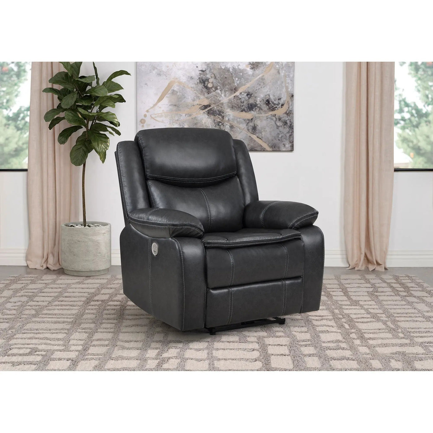 Salerno - Power Recliner Chair With USB Charging by HouseOfZazla