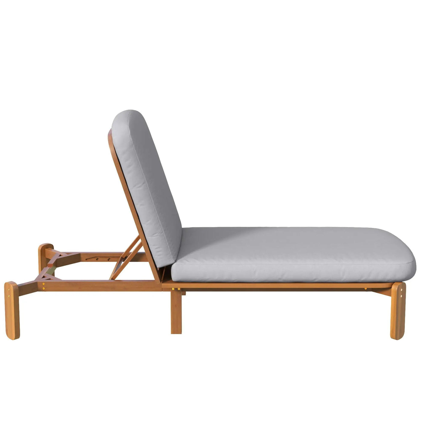 Outdoor Chaise Lounge With Adjustable Backrest by HouseOfZazla