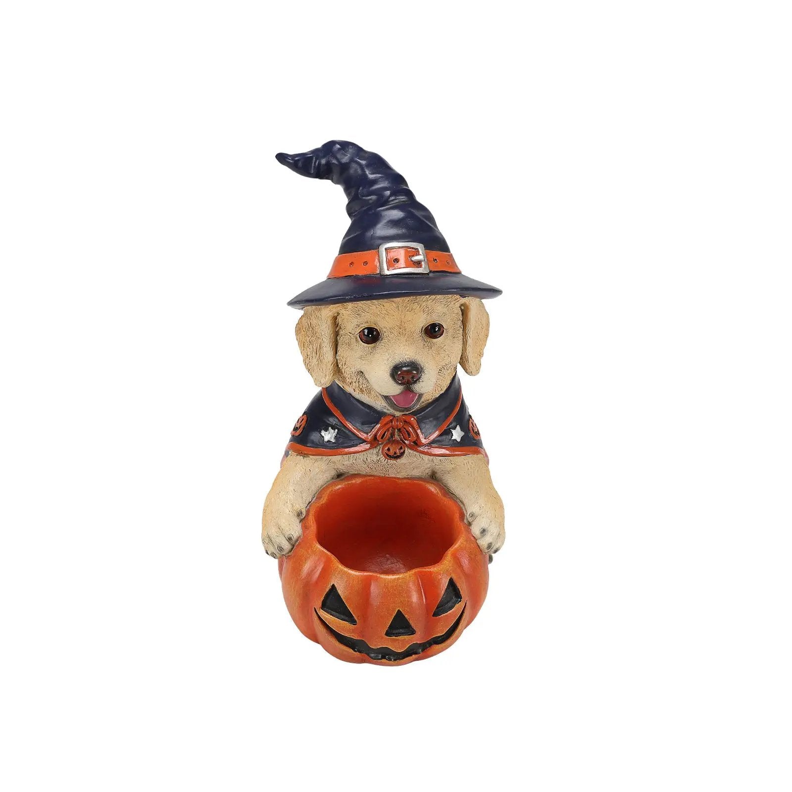 Halloween Labrador Retriever Witch Puppy Figurine by HouseOfZazla