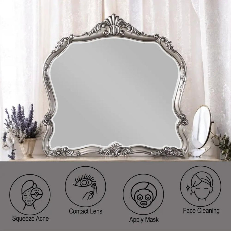 Ariadne - Mirror - Antique Platinum by Unique Piece Furniture