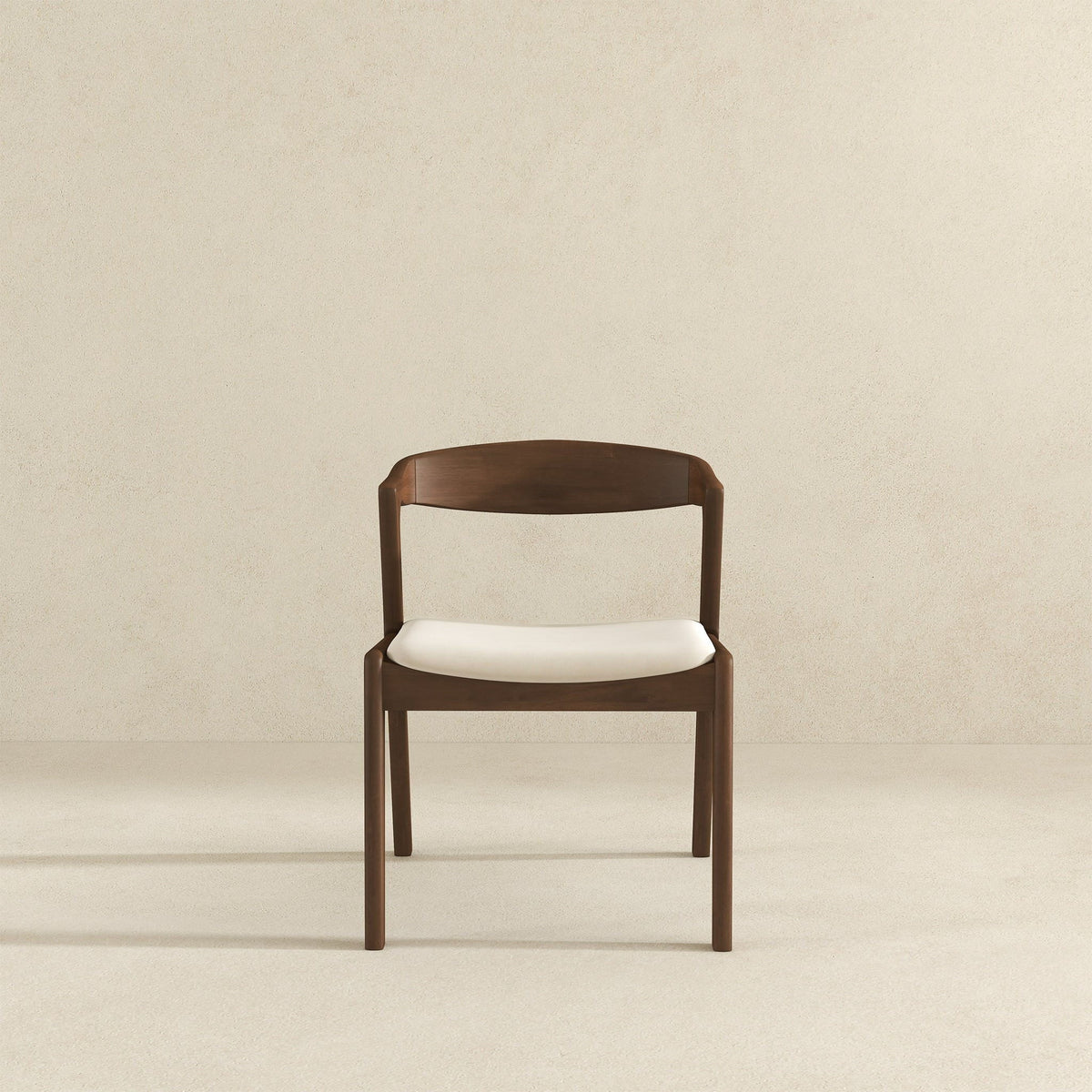Mid-Century Modern Dining Chair Set of 2 with Solid Wood Frame - Black, Yellow, Beige, photo 12 of 12