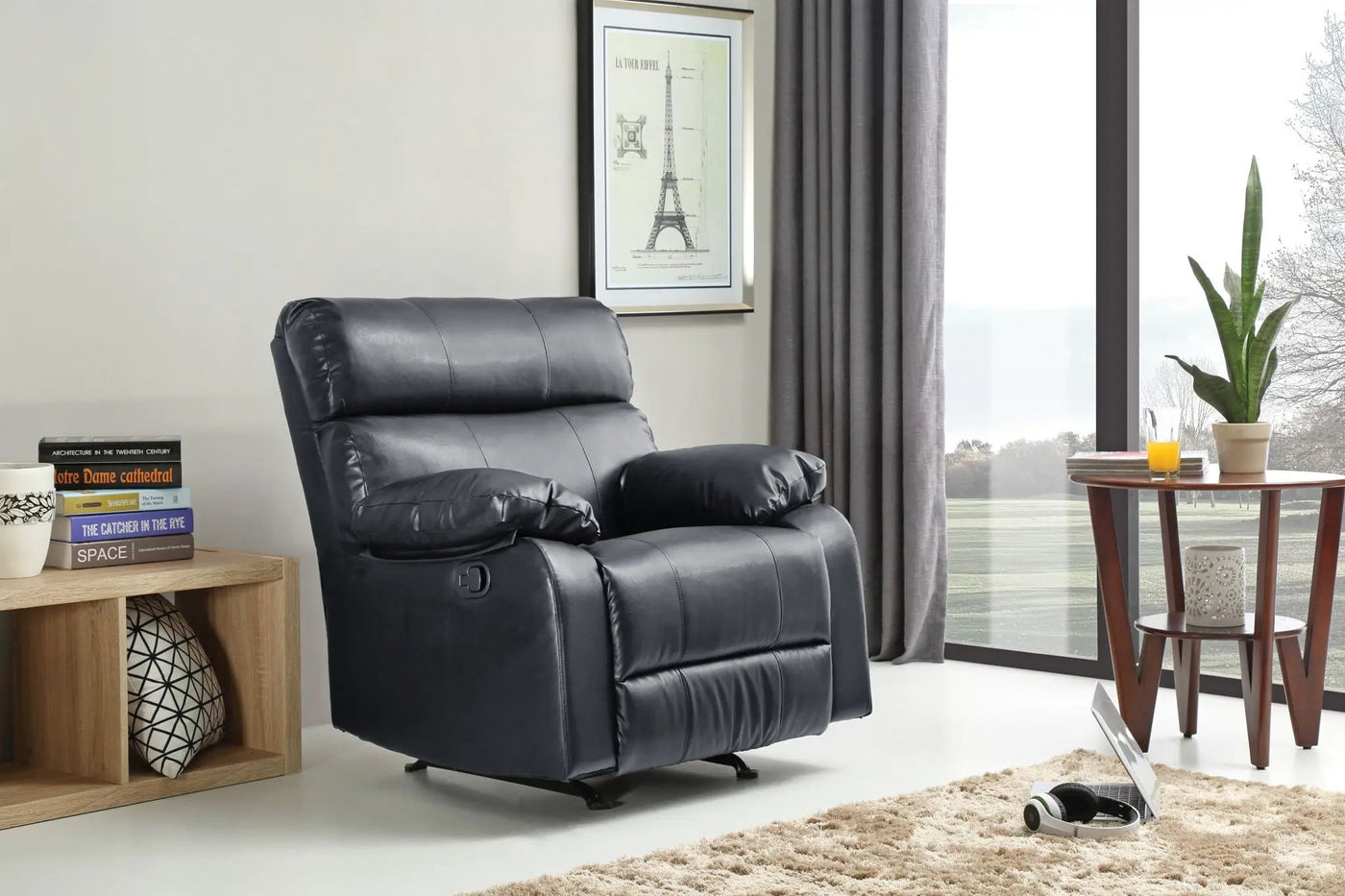 Modern Design Rocker Recliner by HouseOfZazla