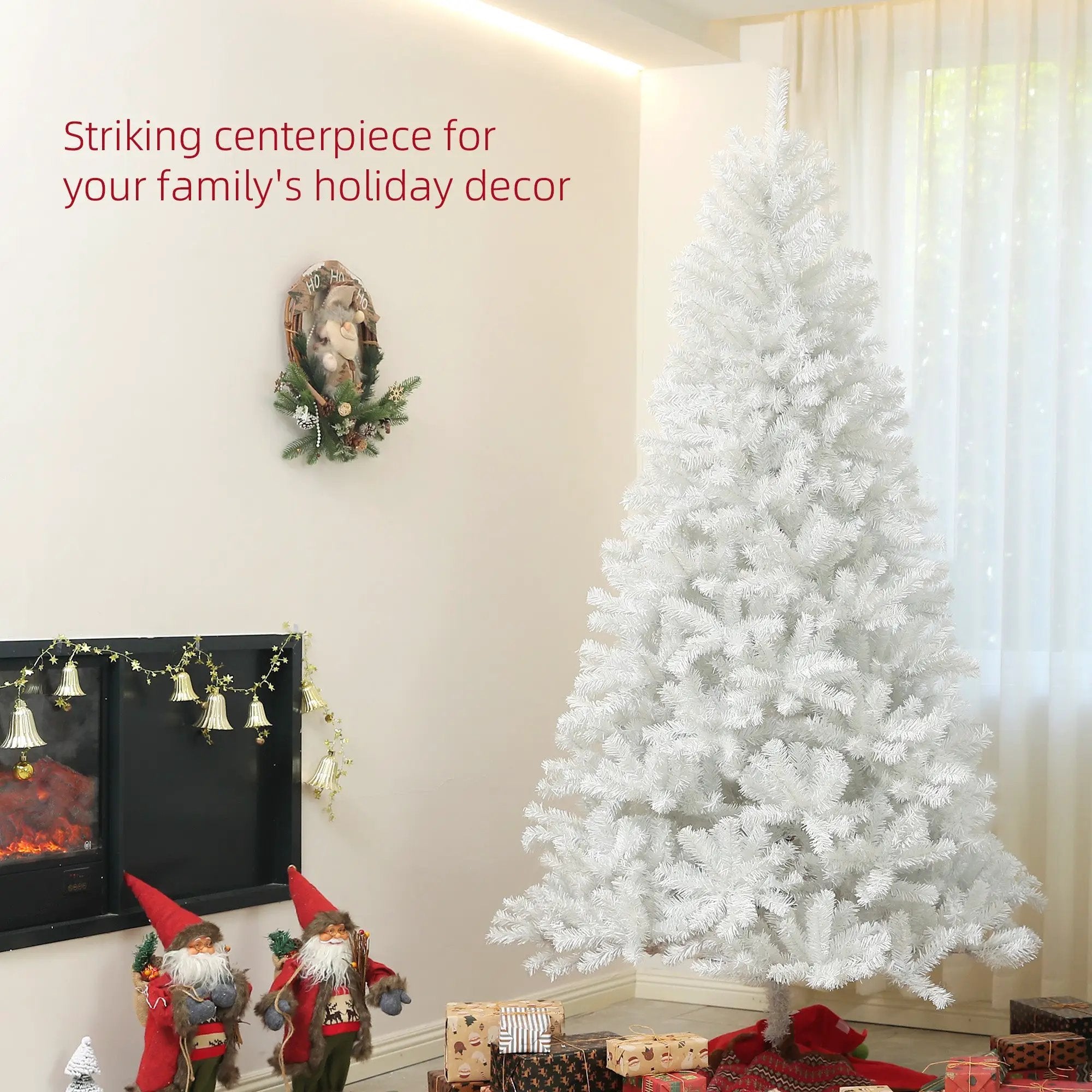 HOMCOM 9ft Tall Artificial Christmas Tree by HouseOfZazla