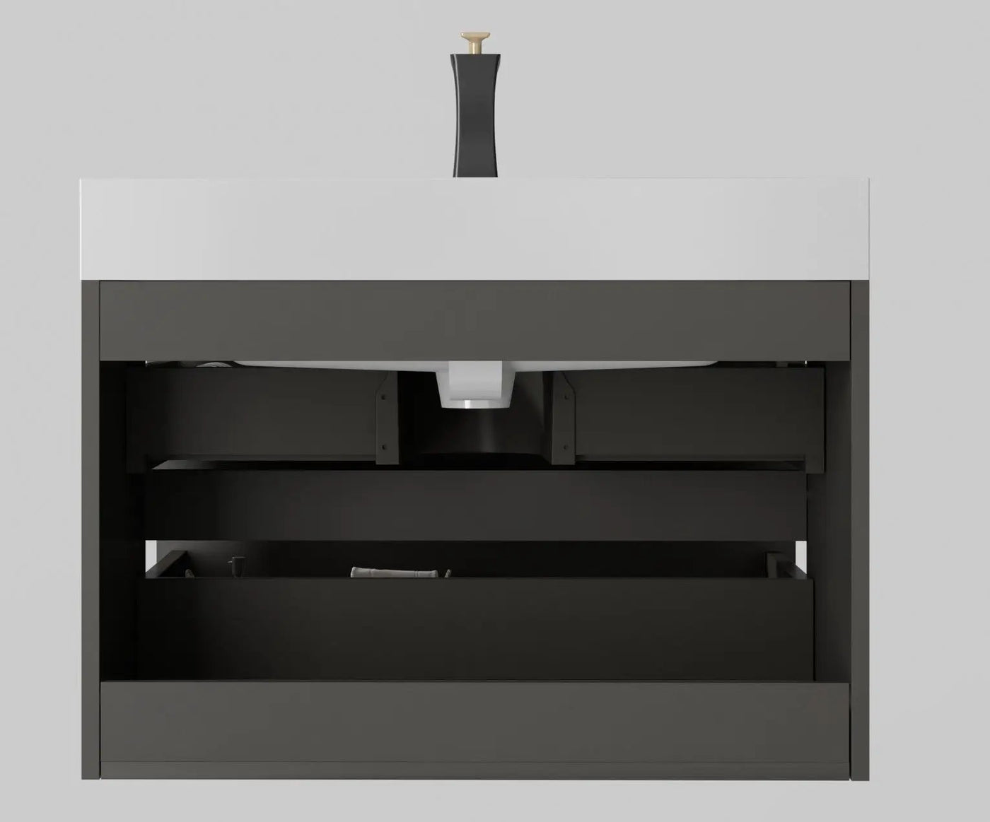 Alice - Bathroom Vanity With Sink, Wall Mounted, Floating by Unique Piece Furniture