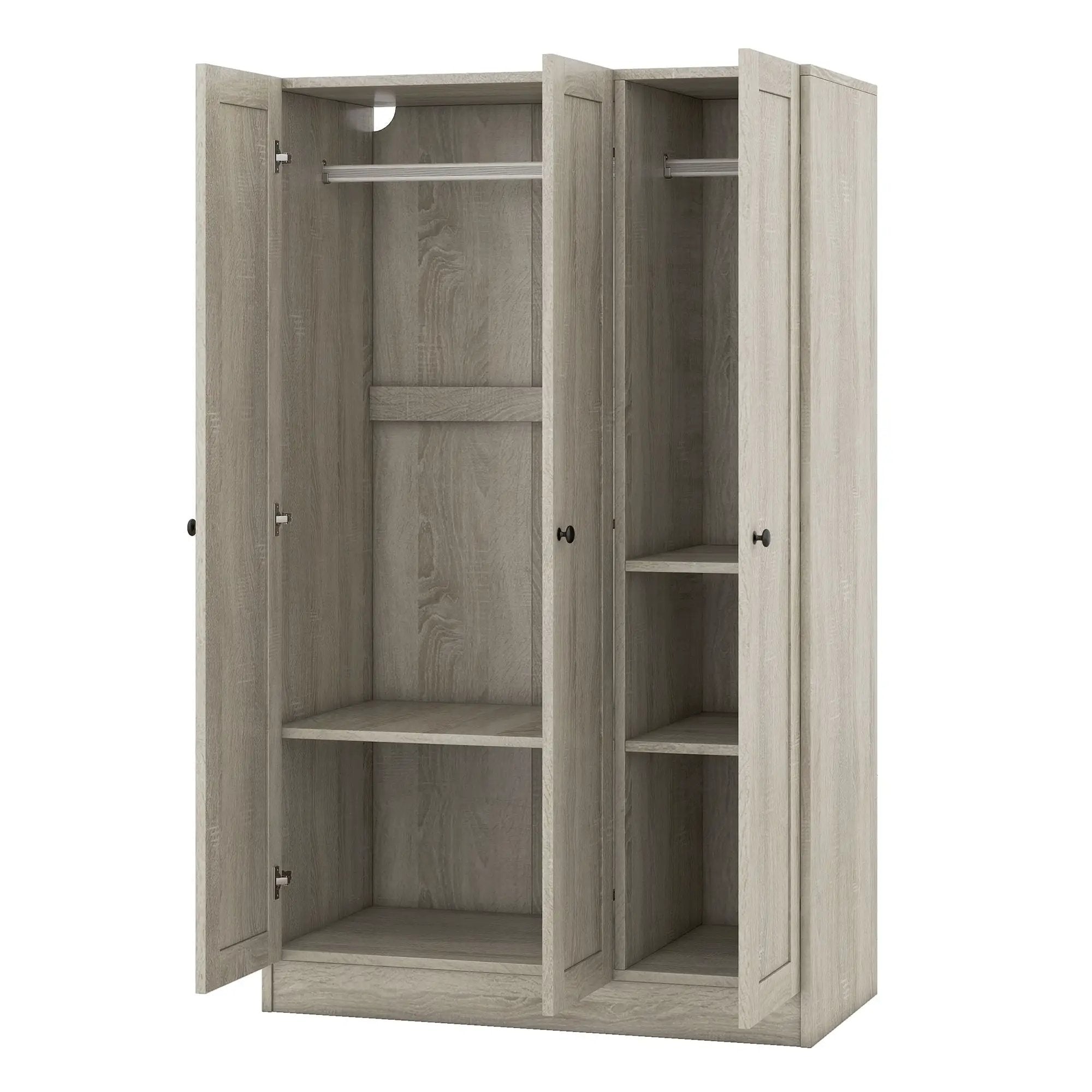 3 Door Shutter Wardrobe With Shelves by HouseOfZazla