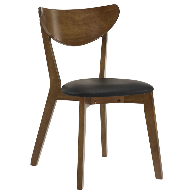 Jedda Wood Dining Side Chair Dark Walnut (Set of 2) by Unique Piece Furniture