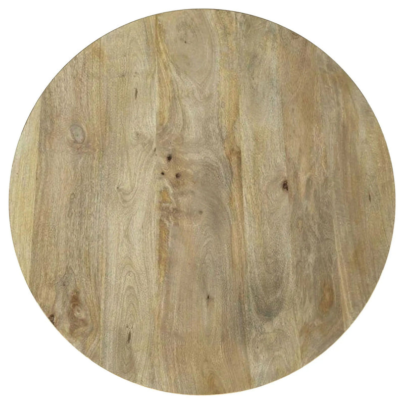 Touhy Round Solid Wood Cocktail Coffee Table Natural Mango by Unique Piece Furniture