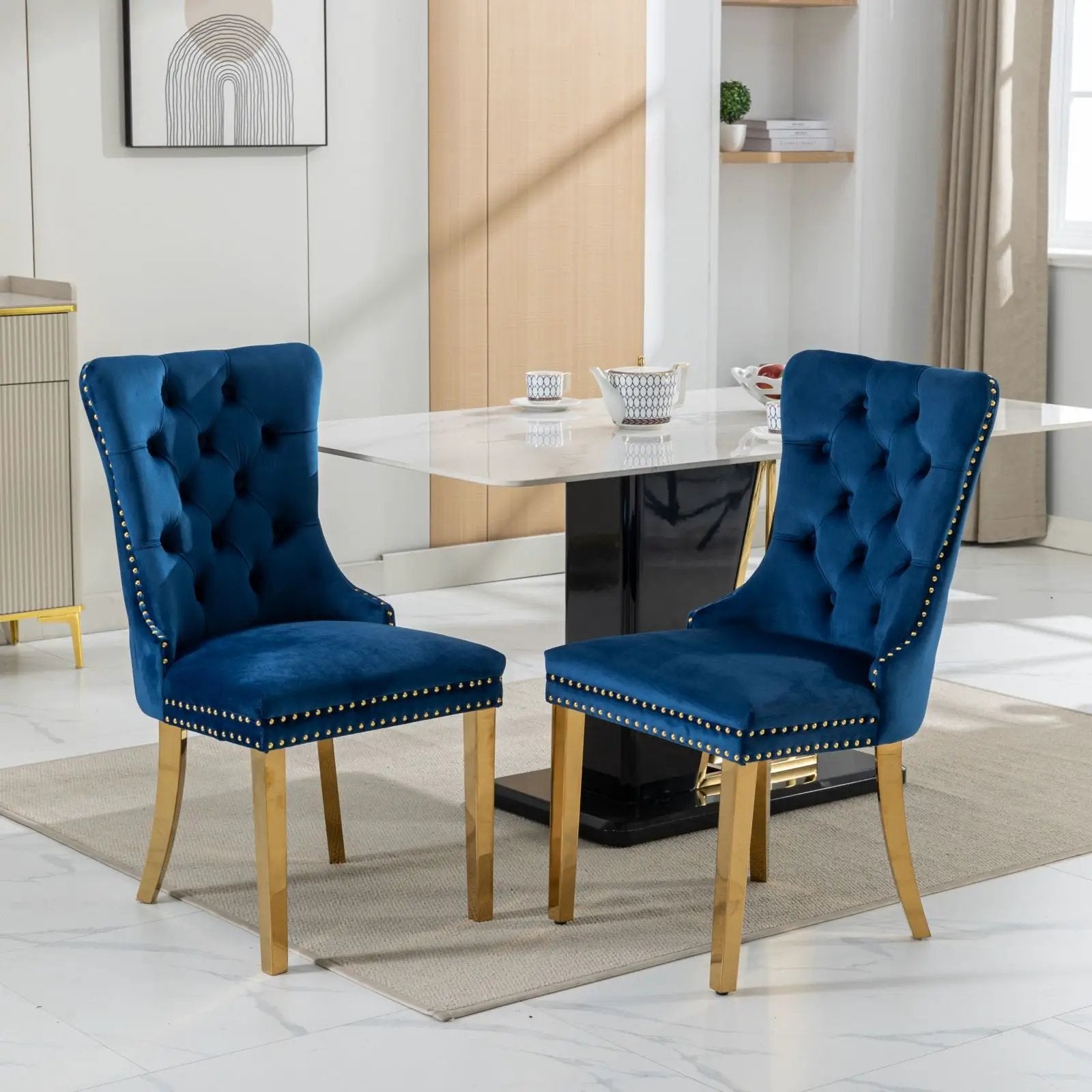 Nikki - Modern, High-End Tufted Dining Chair (Set of 2) by Unique Piece Furniture