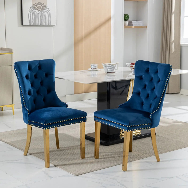 Nikki - Modern, High-End Tufted Dining Chair (Set of 2) by Unique Piece Furniture