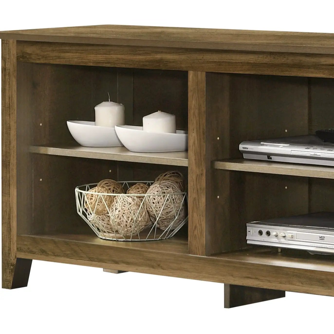Benito - TV Stand With Open Shelves And Cable Management by Unique Piece Furniture
