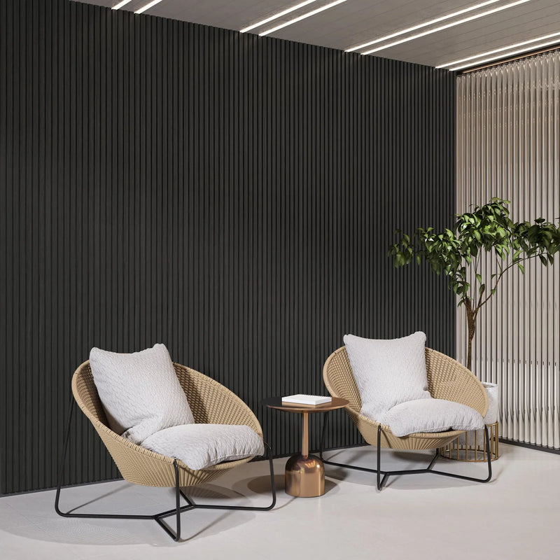 2 Pack Acoustic Solid Wood Wall Panels by HouseOfZazla
