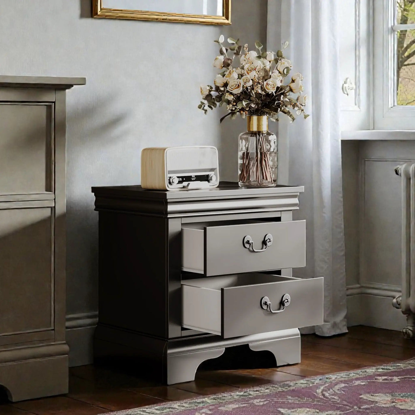 Nightstand With 2 Drawers by Unique Piece Furniture
