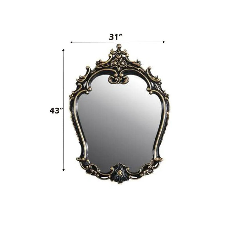 Betria - Mirror - Gold & Black by Unique Piece Furniture
