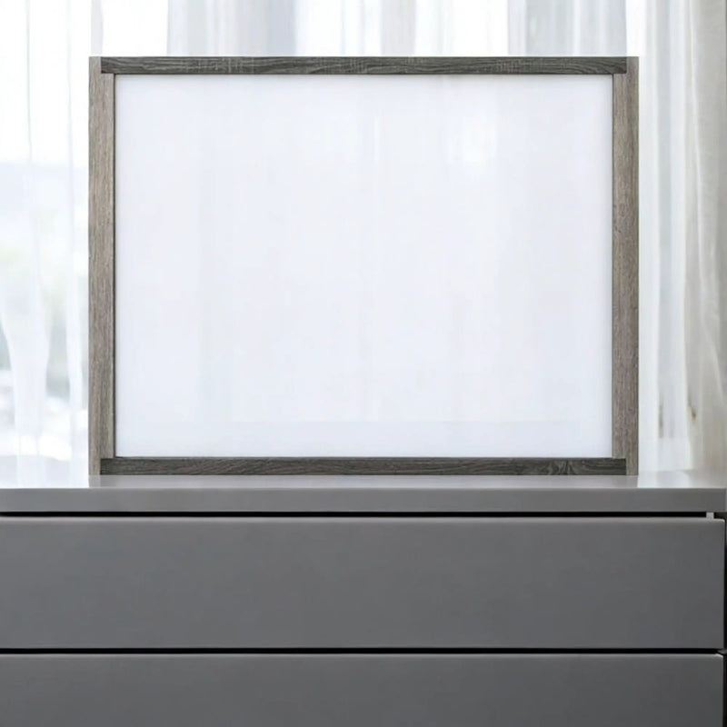 Jehoram - Mirror - Gray by Unique Piece Furniture