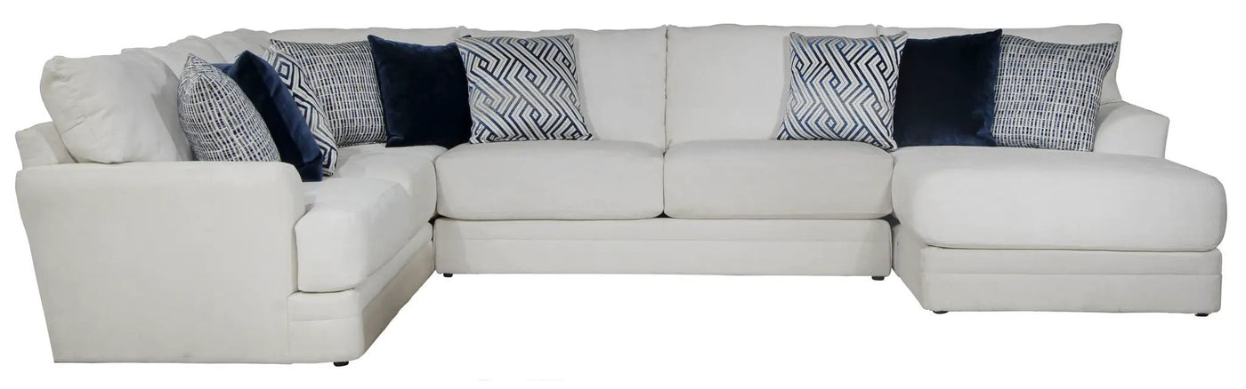 Polaris - Sectional With Comfort Coil Seating And Accent Pillows Included by Unique Piece Furniture