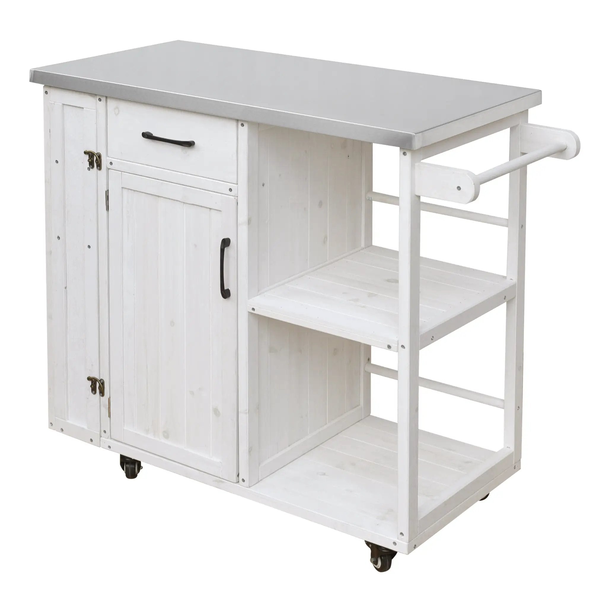 Outdoor Kitchen Island Fir Wood Prep Station by HouseOfZazla