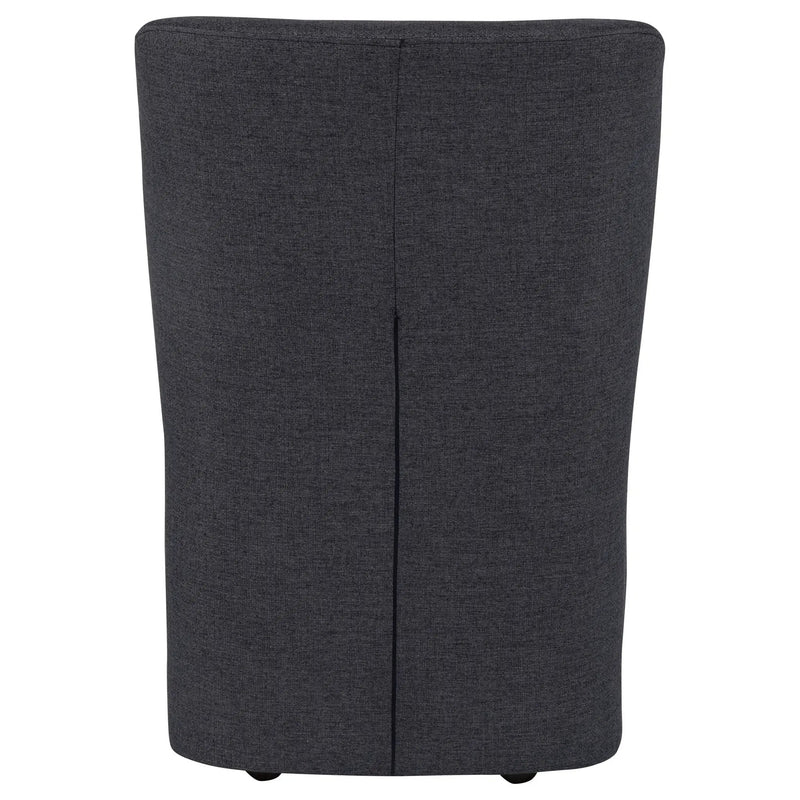 Jaelynn Upholstered Parsons Dining Side Chair Charcoal (Set of 2) by Unique Piece Furniture