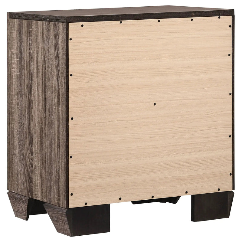 Kauffman 2-drawer Nightstand Washed Taupe by Unique Piece Furniture