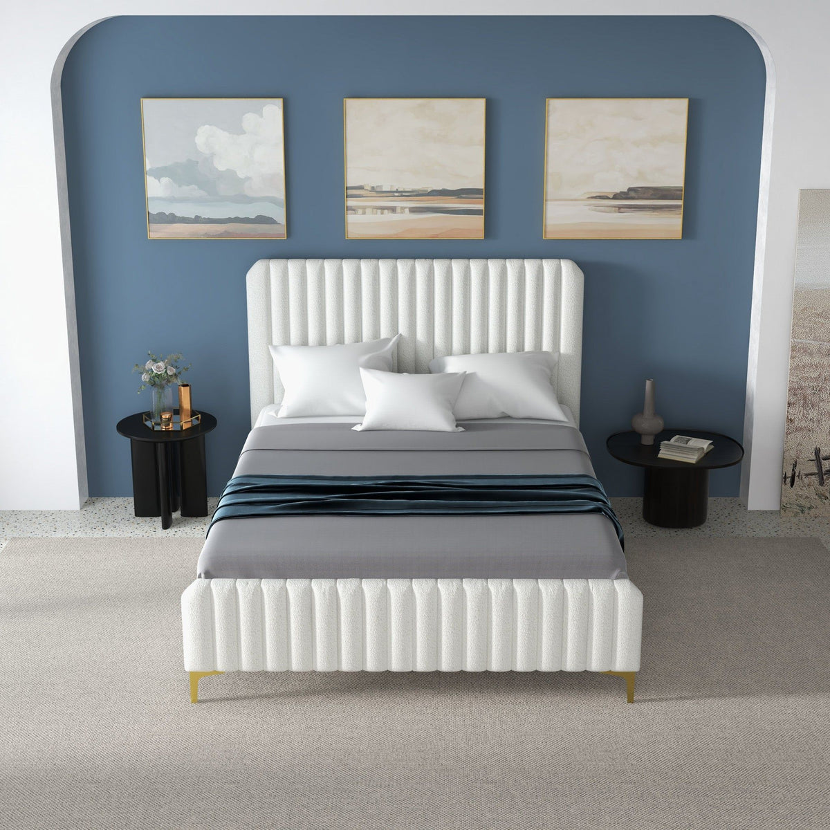 Valery - Upholstered Platform Bed, photo 7 of 7