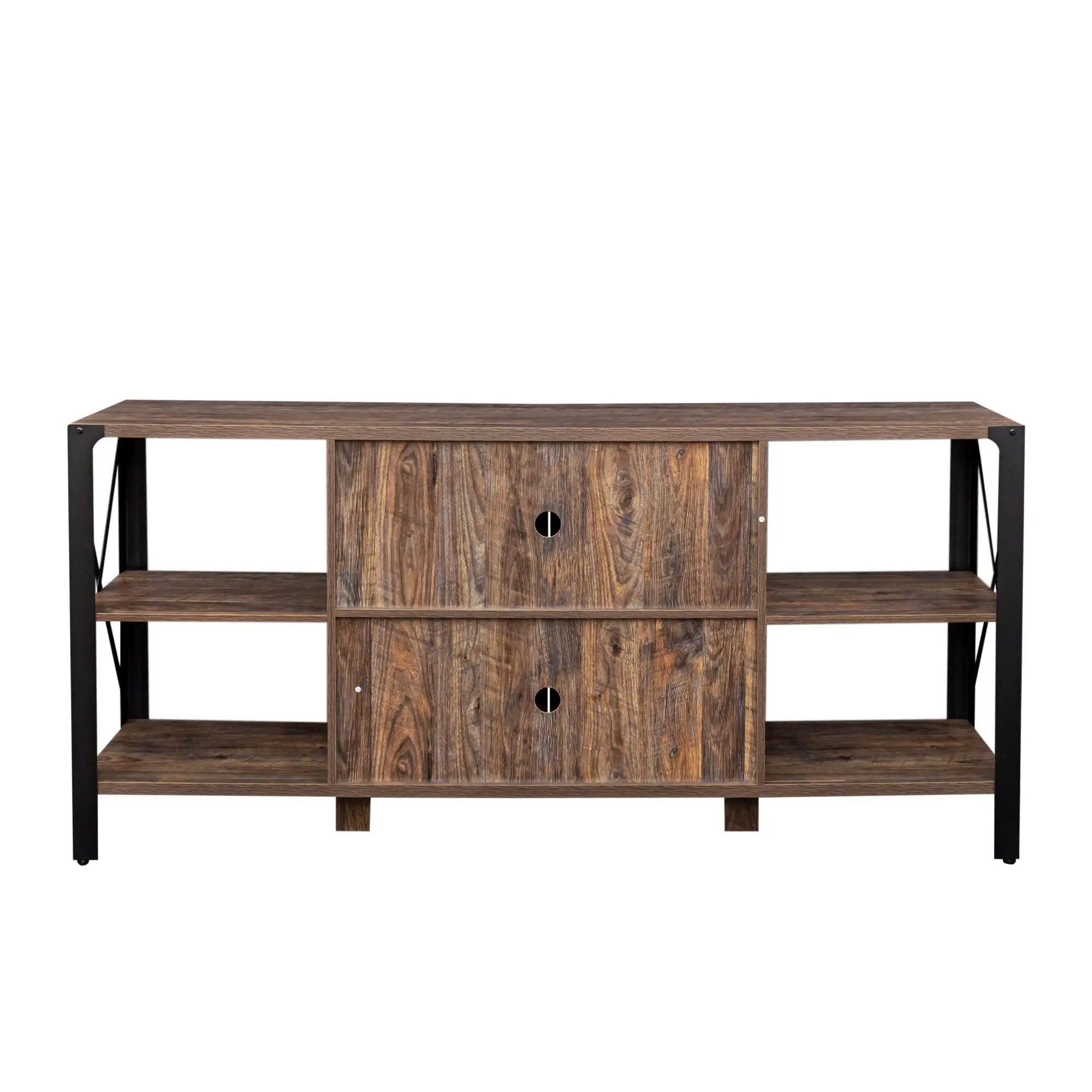 Industrial 80 Inch TV Stand for Living Room & Bedroom by HouseOfZazla