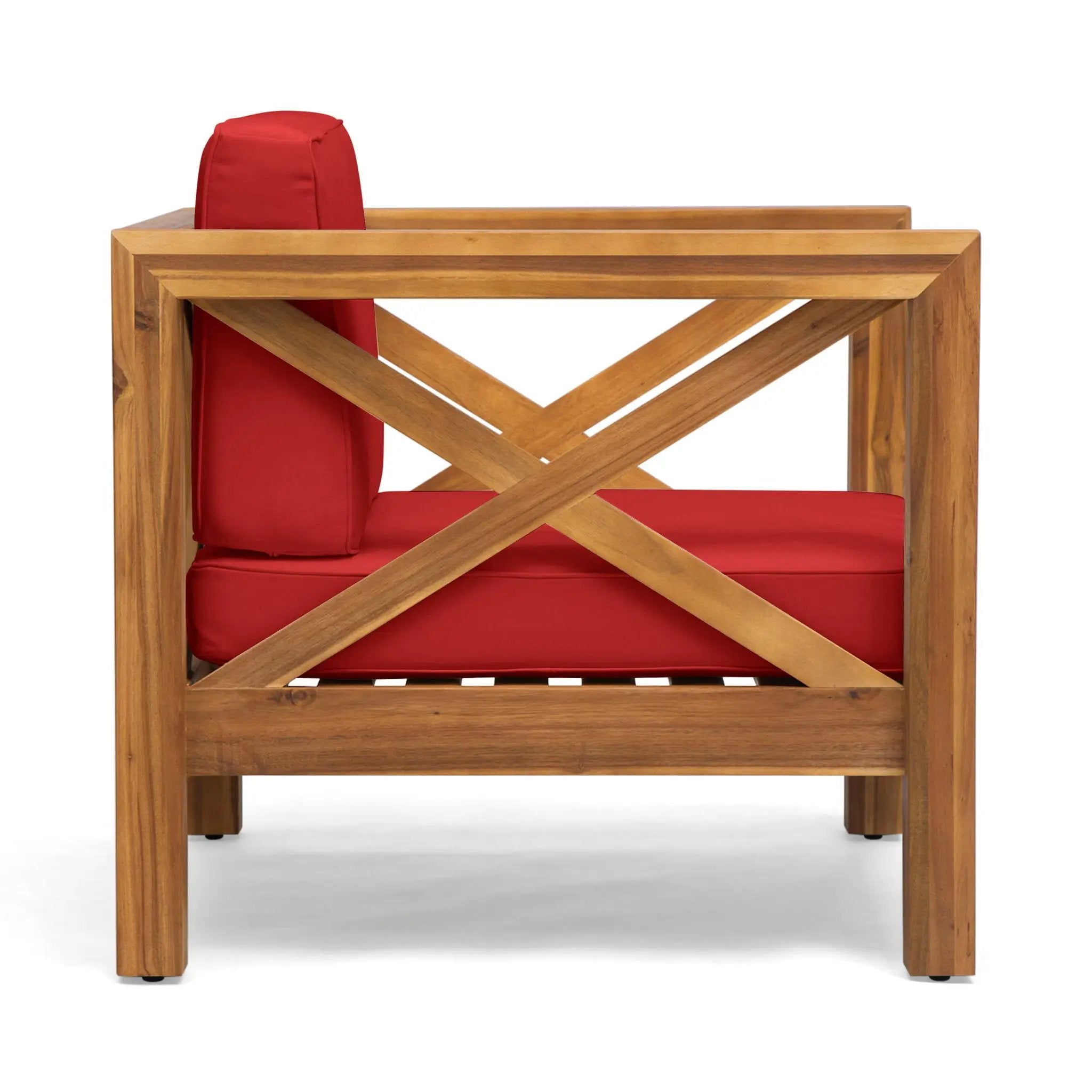 Brava Mid-Century Modern Club Chair with Water Resistant Cushions by HouseOfZazla