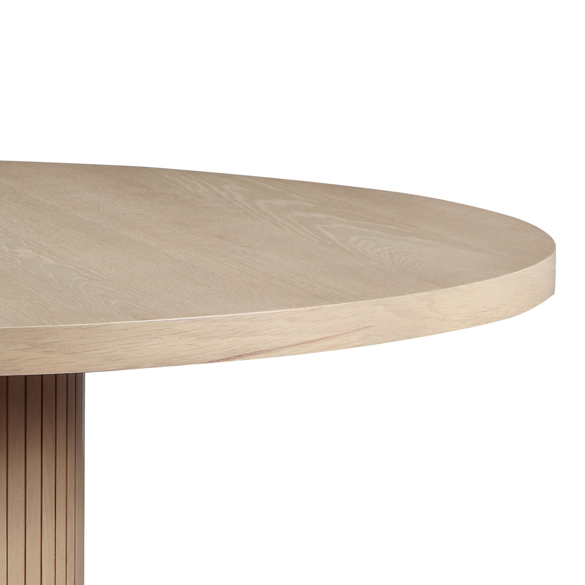 Caspian - Wide Dining Table - Oak Finish by HouseOfZazla