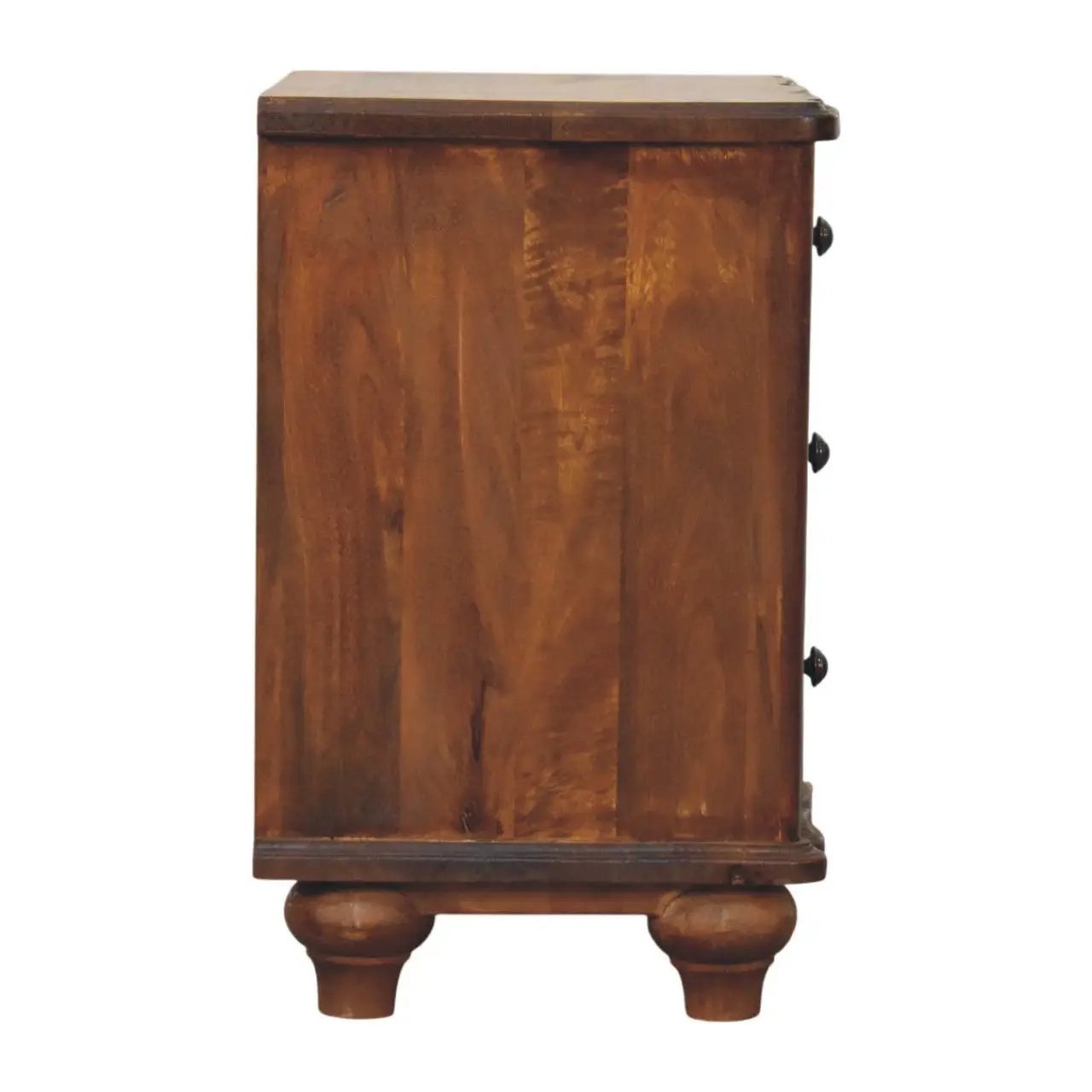 Solid Wood Lume Panel Bedside Table by HouseOfZazla