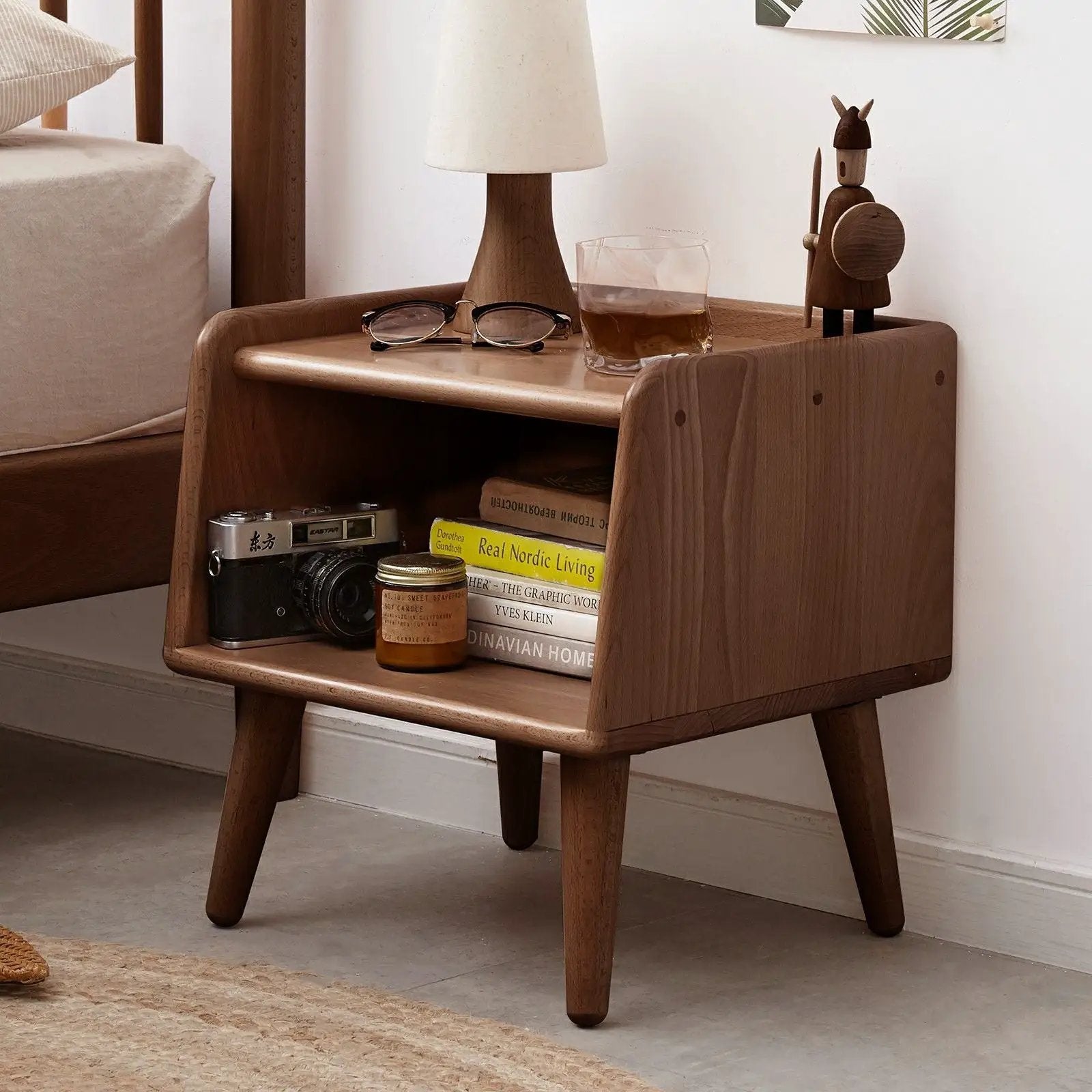 Bedside Cabinet, Modern Simple Nightstands European Beech by Unique Piece Furniture