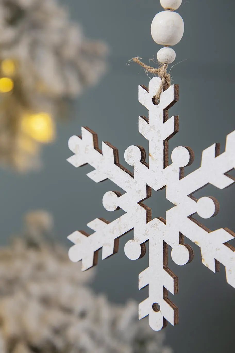 9.8x4.7" Snowflake Ornament Set of 12 by HouseOfZazla