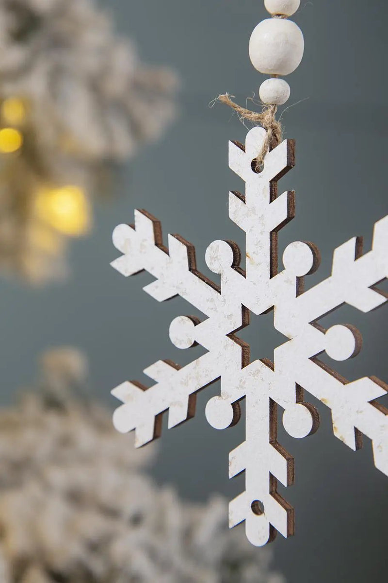 9.8x4.7" Snowflake Ornament Set of 12 by HouseOfZazla