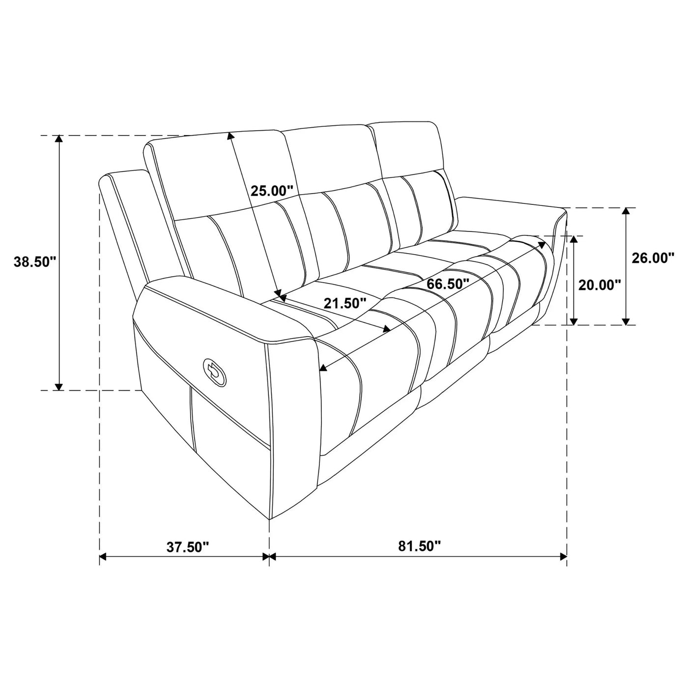 Slater - 2 Piece Reclining Sofa Set With Manual Recline by HouseOfZazla