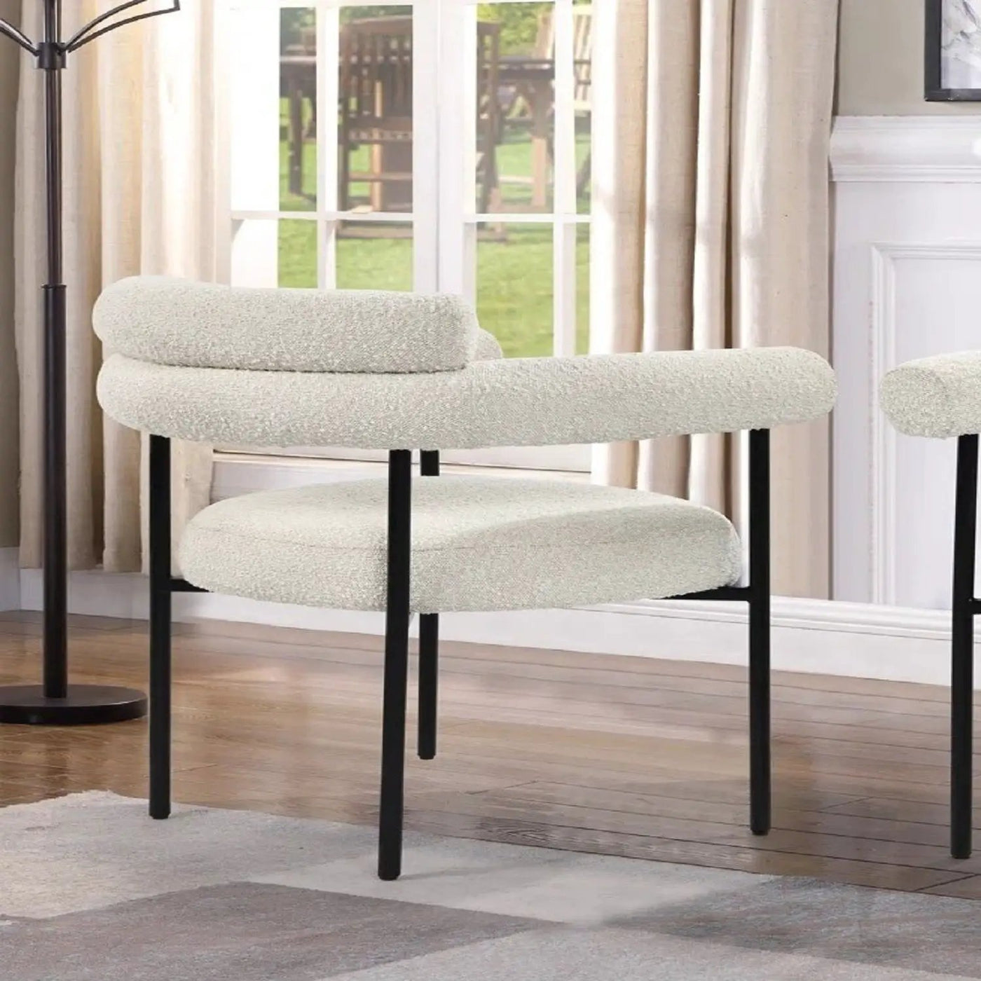 Upholstered Accent Dining Chairs With Armrests (Set of 2) by Unique Piece Furniture