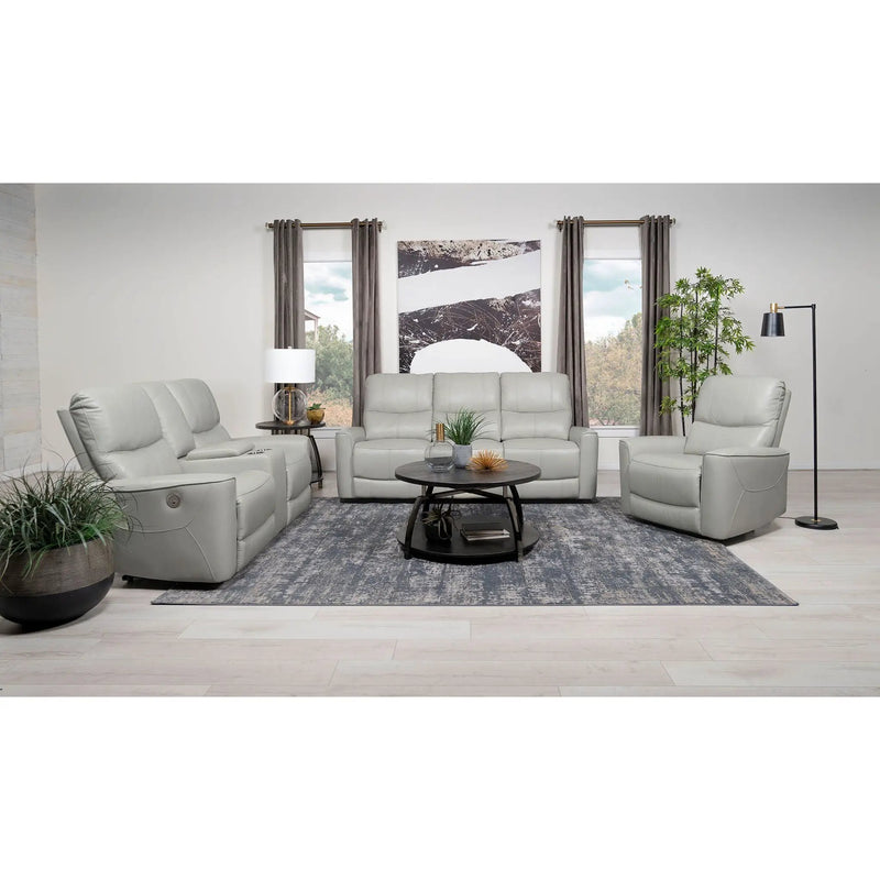 Dove Upholstered Power Recliner Chair With Smooth Power Recline And USB Charging - Gray by HouseOfZazla