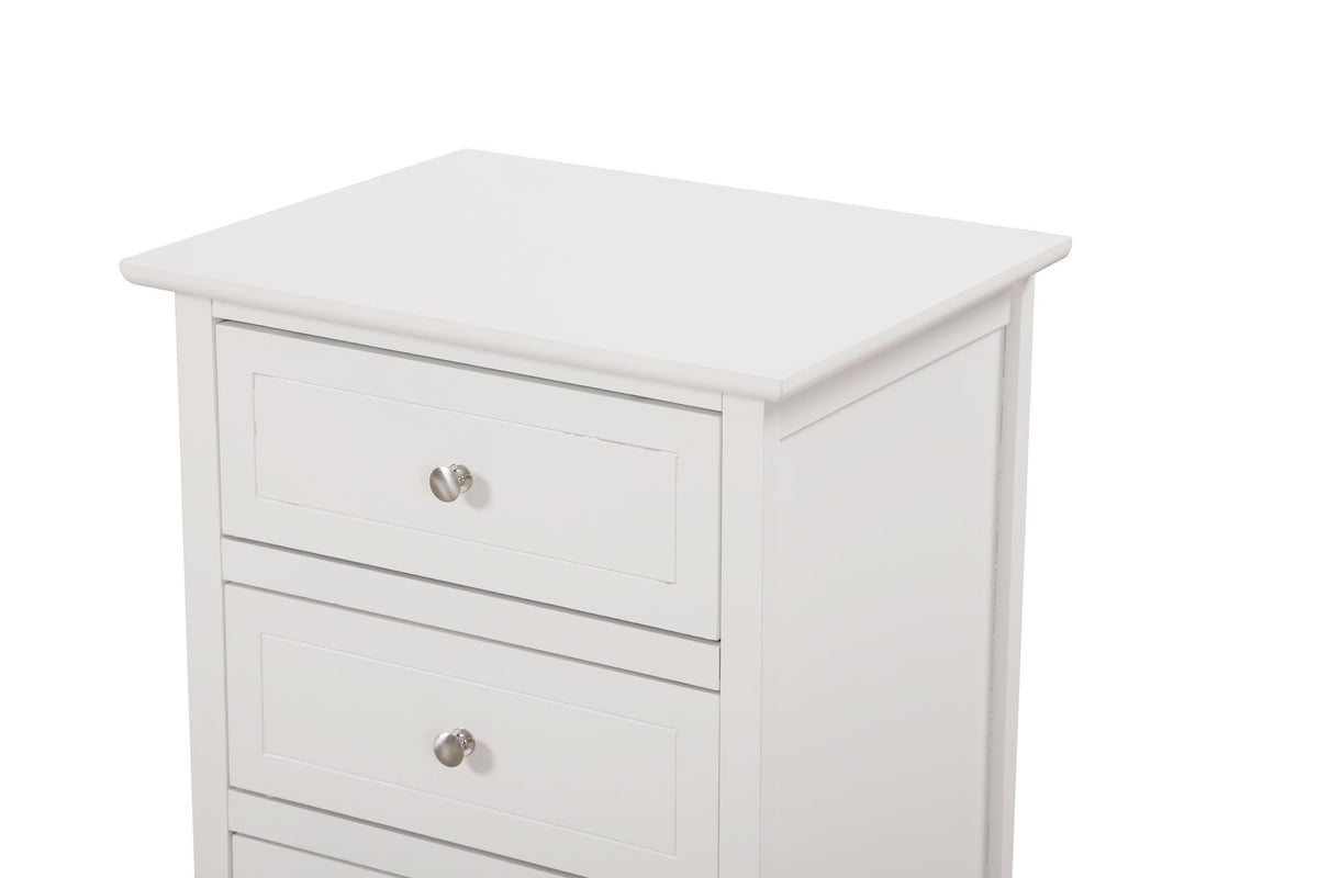 3 Drawer Nightstand with Real Wood Veneers - Multiple Colors, photo 31 of 32
