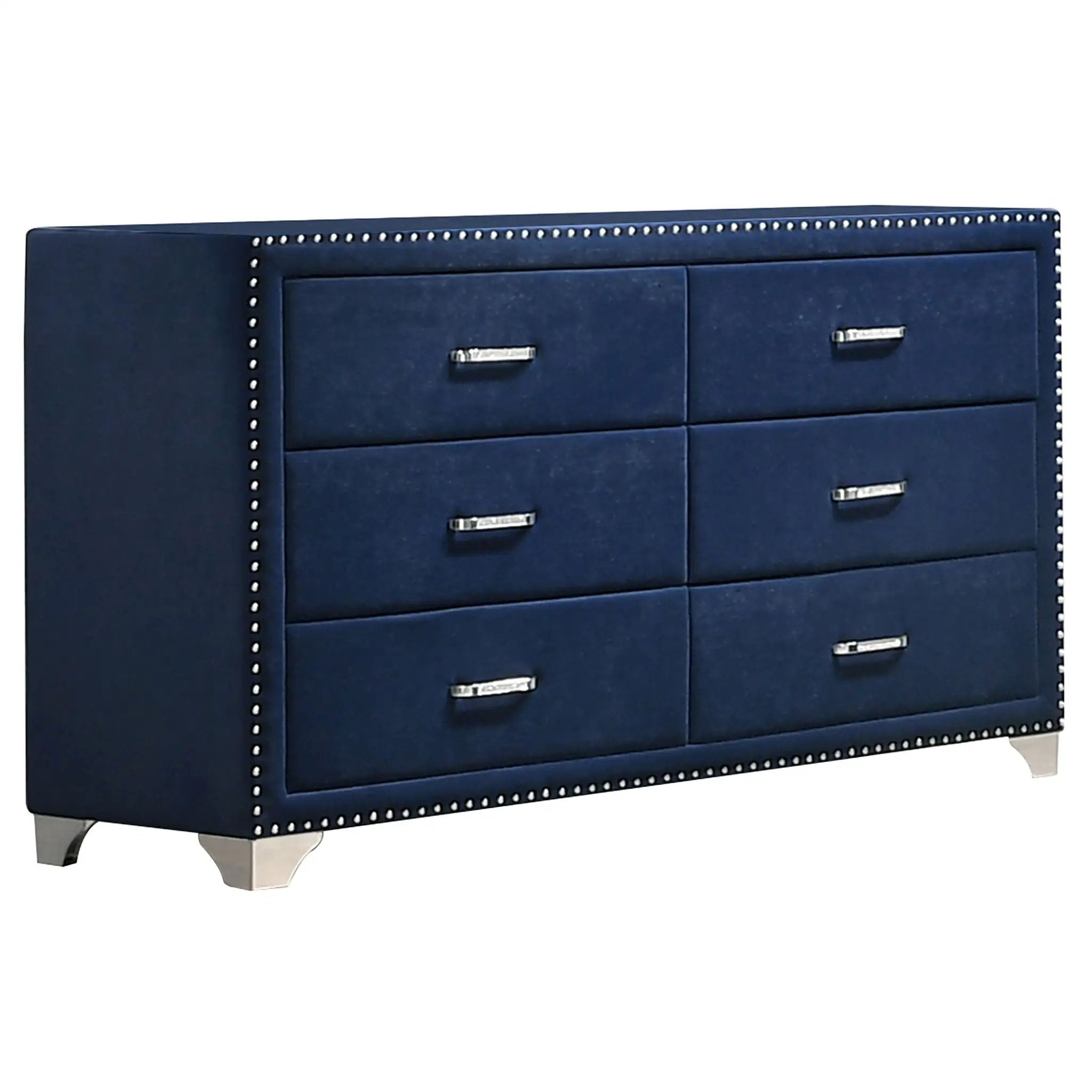 Melody 4-piece Queen Bedroom Set Pacific Blue by Unique Piece Furniture