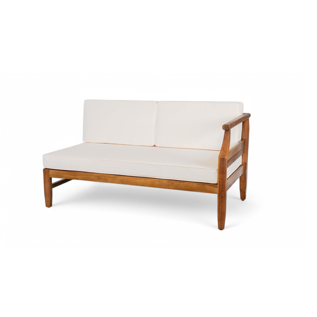 Aston 4 Seater Left and Right Acacia Wood Sofa Set, photo 6 of 10