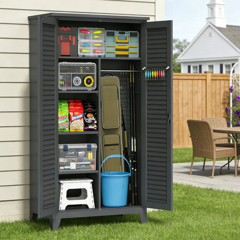 73'' Tall Metal Tool Storage Cabinet by HouseOfZazla