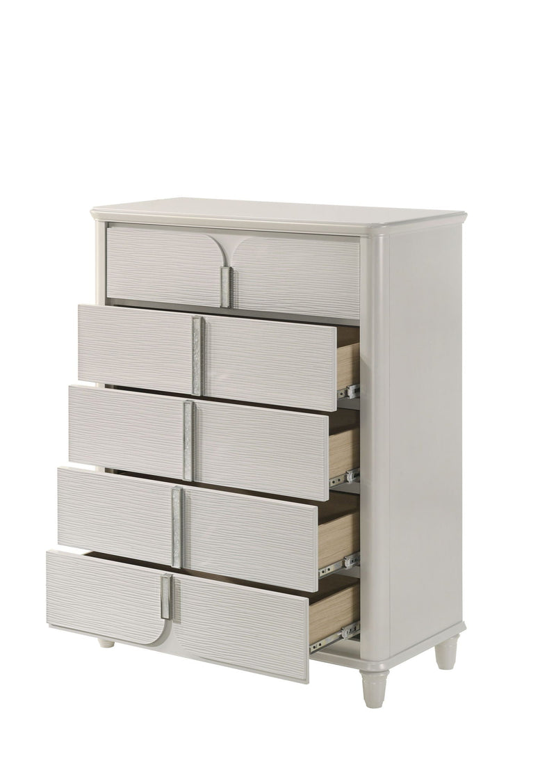 Laveda Chest with Five Drawers - White, photo 4 of 4