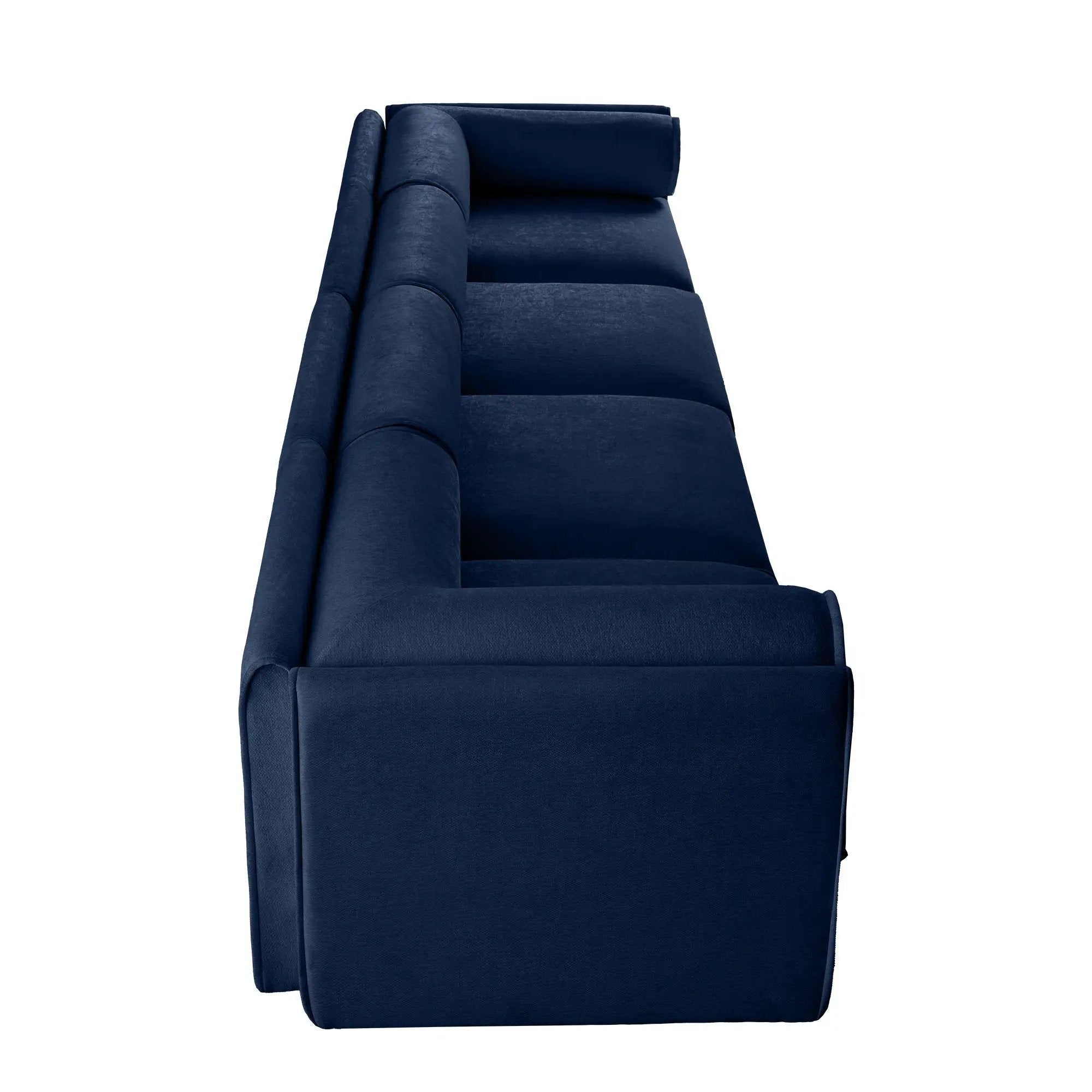 Stylish Sofa With Storage Seat And Cylindrical Backrest by HouseOfZazla
