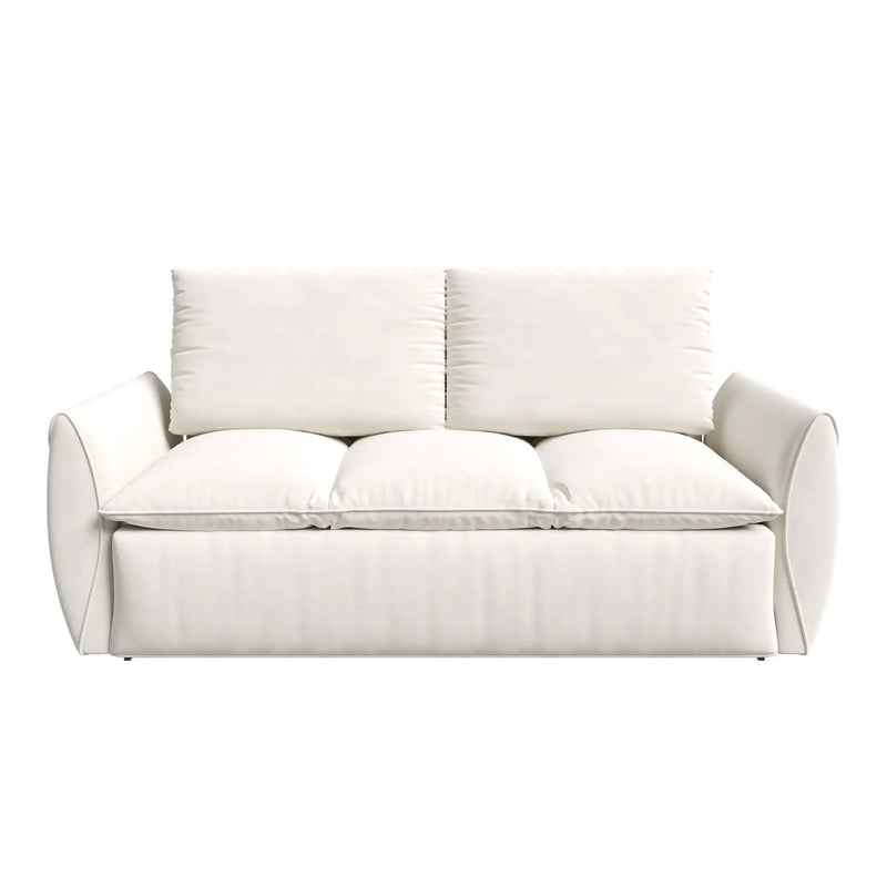 Pull Out Sofa Bed, 3 Seat Convertible Sleeper Sofa With 2 In 1 Pillow And Blanket Set by HouseOfZazla