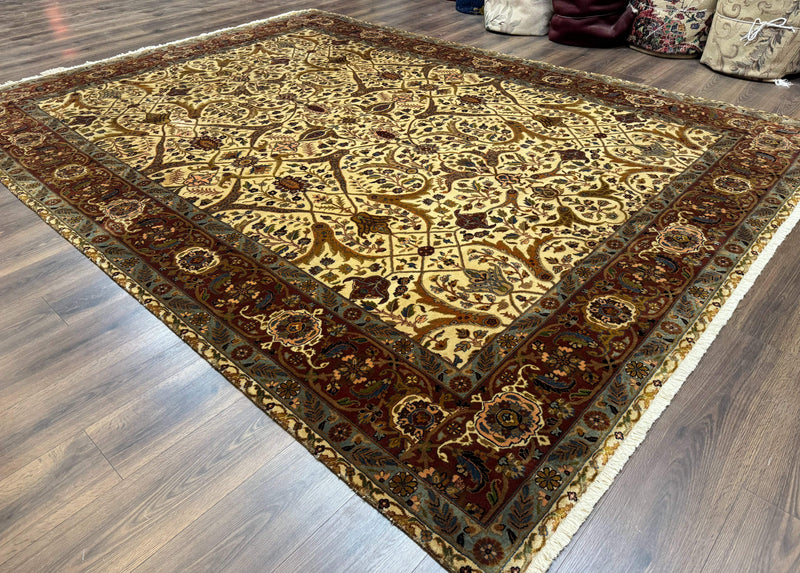 Persian Bidjar Rug 9x12 - Mustafi Allover Pattern - Traditional Carpet by Jewel Rugs